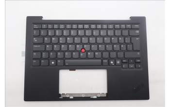 Lenovo 5M11S09587 C-Cover with keyboard, Swedish/Finnish, Black, Backlight, UK