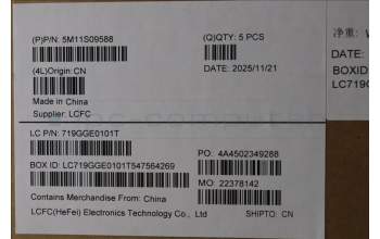 Lenovo 5M11S09588 C-Cover with keyboard, Switzerland, Black, Backlight, UK