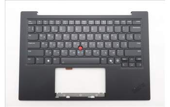 Lenovo 5M11S09601 C-Cover with keyboard, Ukraine, Black, Backlight, US