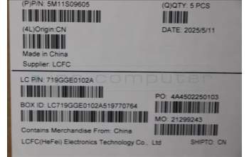 Lenovo 5M11S09605 C-Cover with keyboard, Arabic, Black, Backlight, WWAN, US