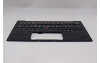 Lenovo 5M11S09607 C-Cover with keyboard, Belgian, Black, Backlight, WWAN, UK