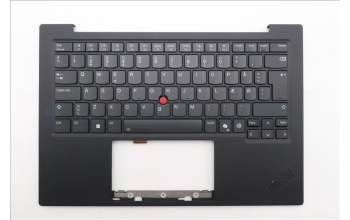 Lenovo 5M11S09616 C-Cover with keyboard, Danish, Black, Backlight, WWAN, UK