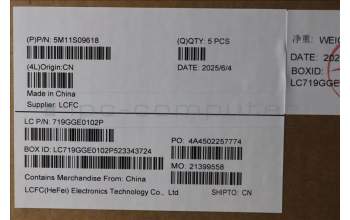 Lenovo 5M11S09618 C-Cover with keyboard, English, Black, Backlight, WWAN, US