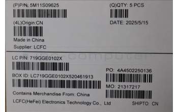 Lenovo 5M11S09625 MECH_ASM BL KB BK WW FRA LTN