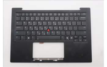 Lenovo 5M11S09631 C-Cover with keyboard, Greek, Black, Backlight, WWAN, US