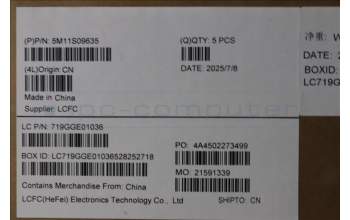 Lenovo 5M11S09635 C-Cover with keyboard, Hungarian, Black, Backlight, WWAN, UK