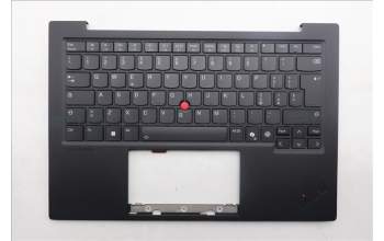 Lenovo 5M11S09639 C-Cover with keyboard, Italian, Black, Backlight, WWAN, UK