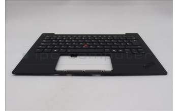 Lenovo 5M11S09659 C-Cover with keyboard, Spanish, Black, Backlight, WWAN, UK