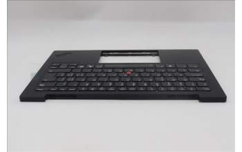 Lenovo 5M11S09662 C-Cover with keyboard, Switzerland, Black, Backlight, WWAN