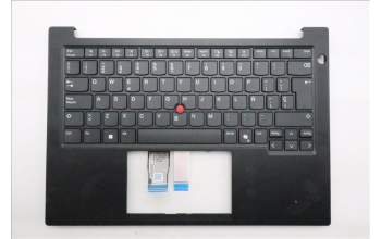 Lenovo 5M11S09686 C-Cover with keyboard, Spanish, Black, UK