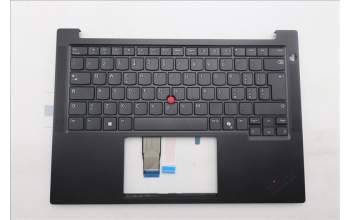 Lenovo 5M11S09699 C-Cover with keyboard, Italian, Black, UK