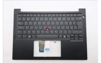Lenovo 5M11S09703 C-Cover with keyboard, Portuguese, Black, UK