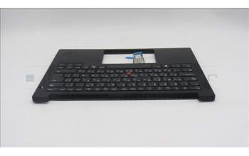 Lenovo 5M11S09724 C-Cover with keyboard, Bulgarian, Black, UK