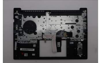 Lenovo 5M11S09772 C-Cover with keyboard, German, Black, Backlight, UK