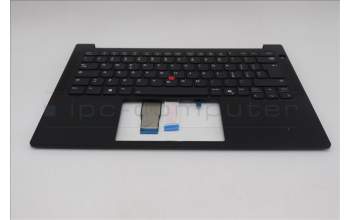 Lenovo 5M11S09790 C-Cover with keyboard, Italian, Black, Backlight, UK