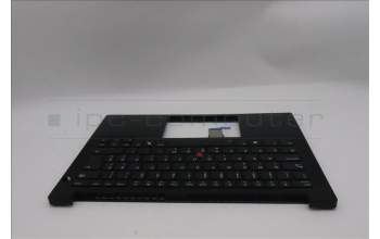 Lenovo 5M11S09810 C-Cover with keyboard, Slovenian, Black, Backlight, UK