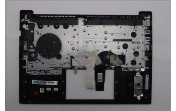 Lenovo 5M11S09820 C-Cover with keyboard, Switzerland, Black, Backlight, UK