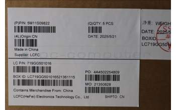 Lenovo 5M11S09822 C-Cover with keyboard, Switzerland, Black, Backlight, UK