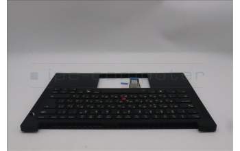 Lenovo 5M11S09840 C-Cover with keyboard, Bulgarian, Black, Backlight, UK
