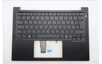 Lenovo 5M11S09891 C-Cover with keyboard, Danish, Black, UK