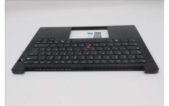 Lenovo 5M11S09897 C-Cover with keyboard, German, Black, UK