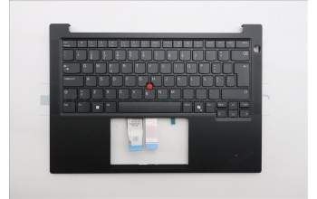 Lenovo 5M11S09908 C-Cover with keyboard, Portuguese, Black, UK