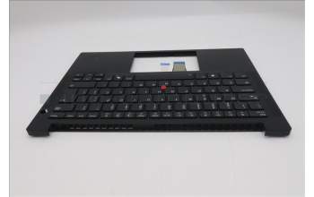 Lenovo 5M11S10004 C-Cover with keyboard, Portuguese, Black, Backlight, UK