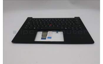 Lenovo 5M11S10016 C-Cover with keyboard, Slovenian, Black, Backlight, UK