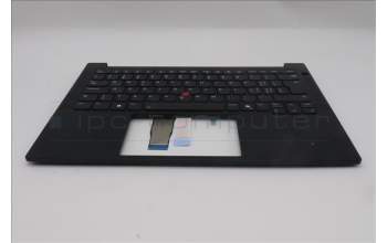Lenovo 5M11S10028 C-Cover with keyboard, Switzerland, Black, Backlight, UK