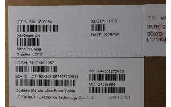 Lenovo 5M11S10034 C-Cover with keyboard, UK English, Black, Backlight, UK