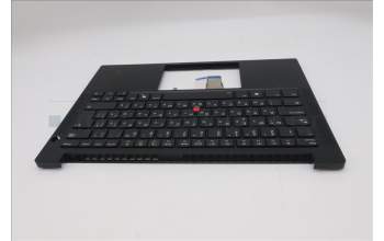 Lenovo 5M11S10048 C-Cover with keyboard, Bulgarian, Black, Backlight, UK