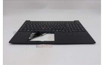 Lenovo 5M11S10104 C-Cover with keyboard, German, Black, UK