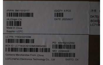 Lenovo 5M11S10117 C-Cover with keyboard, Russian, Black, US