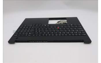 Lenovo 5M11S10122 C-Cover with keyboard, Slovenian, Black, UK