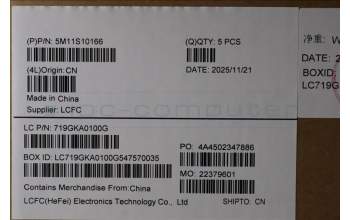 Lenovo 5M11S10166 C-Cover with keyboard, Belgian, Black, Backlight, UK