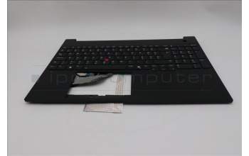 Lenovo 5M11S10185 C-Cover with keyboard, Hungarian, Black, Backlight, UK