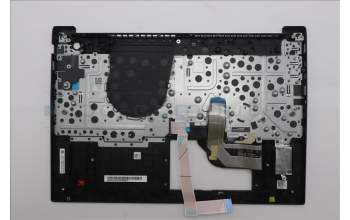 Lenovo 5M11S10216 C-Cover with keyboard, Switzerland, Black, Backlight, UK