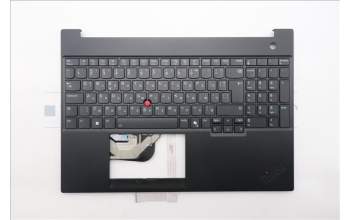 Lenovo 5M11S10229 C-Cover with keyboard, Bulgarian, Black, Backlight, UK