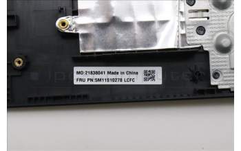 Lenovo 5M11S10278 C-Cover with keyboard, Belgian, Black, UK