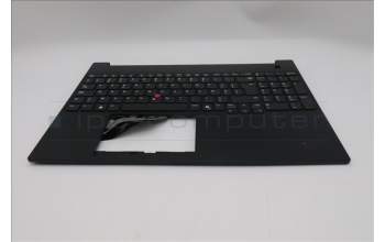 Lenovo 5M11S10278 C-Cover with keyboard, Belgian, Black, UK