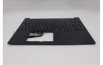 Lenovo 5M11S10280 C-Cover with keyboard, Danish, Black, UK