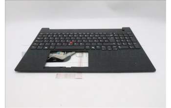 Lenovo 5M11S10285 C-Cover with keyboard, German, Black