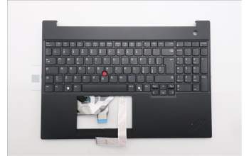 Lenovo 5M11S10294 C-Cover with keyboard, Italian, Black, UK