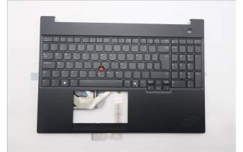 Lenovo 5M11S10309 C-Cover with keyboard, Switzerland, Black, UK