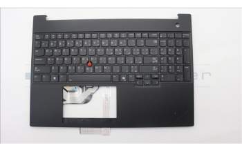Lenovo 5M11S10345 C-Cover with keyboard, Arabic, Black, Backlight, US