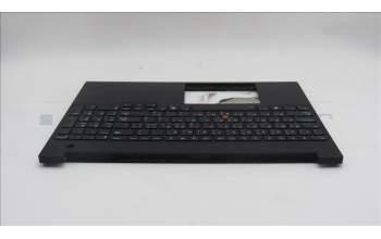 Lenovo 5M11S10345 C-Cover with keyboard, Arabic, Black, Backlight, US