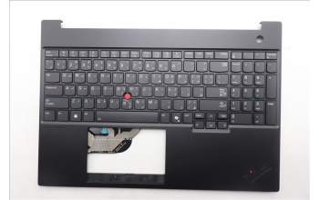 Lenovo 5M11S10346 C-Cover with keyboard, Arabic, Black, Backlight, US