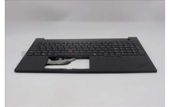 Lenovo 5M11S10346 C-Cover with keyboard, Arabic, Black, Backlight, US
