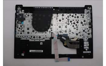 Lenovo 5M11S10356 C-Cover with keyboard, Spanish, Black, Backlight, UK