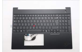 Lenovo 5M11S10367 C-Cover with keyboard, Hungarian, Black, Backlight, UK